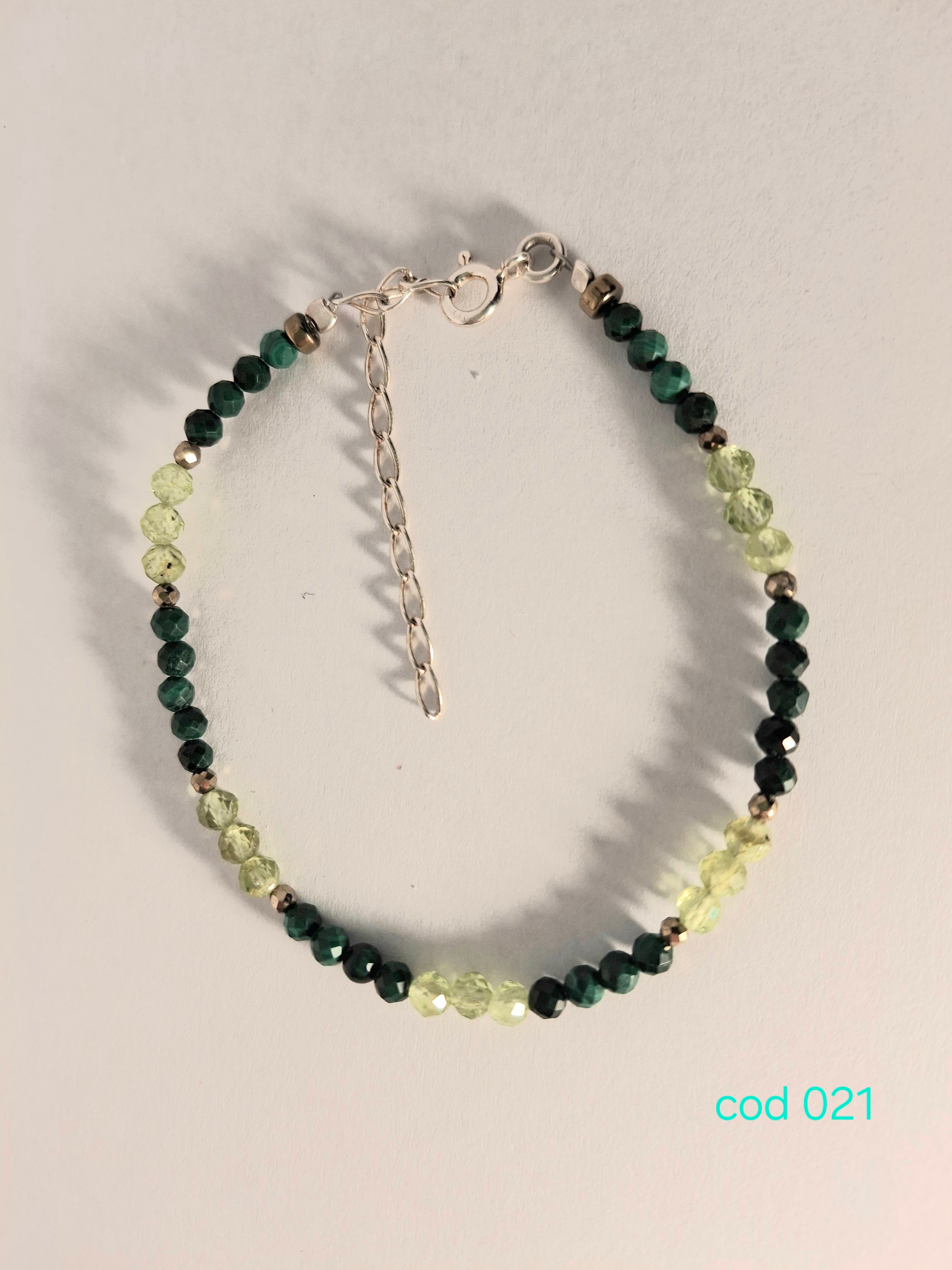 Bratara dama din pietre semipretioase in argint 925 (Cod 021)