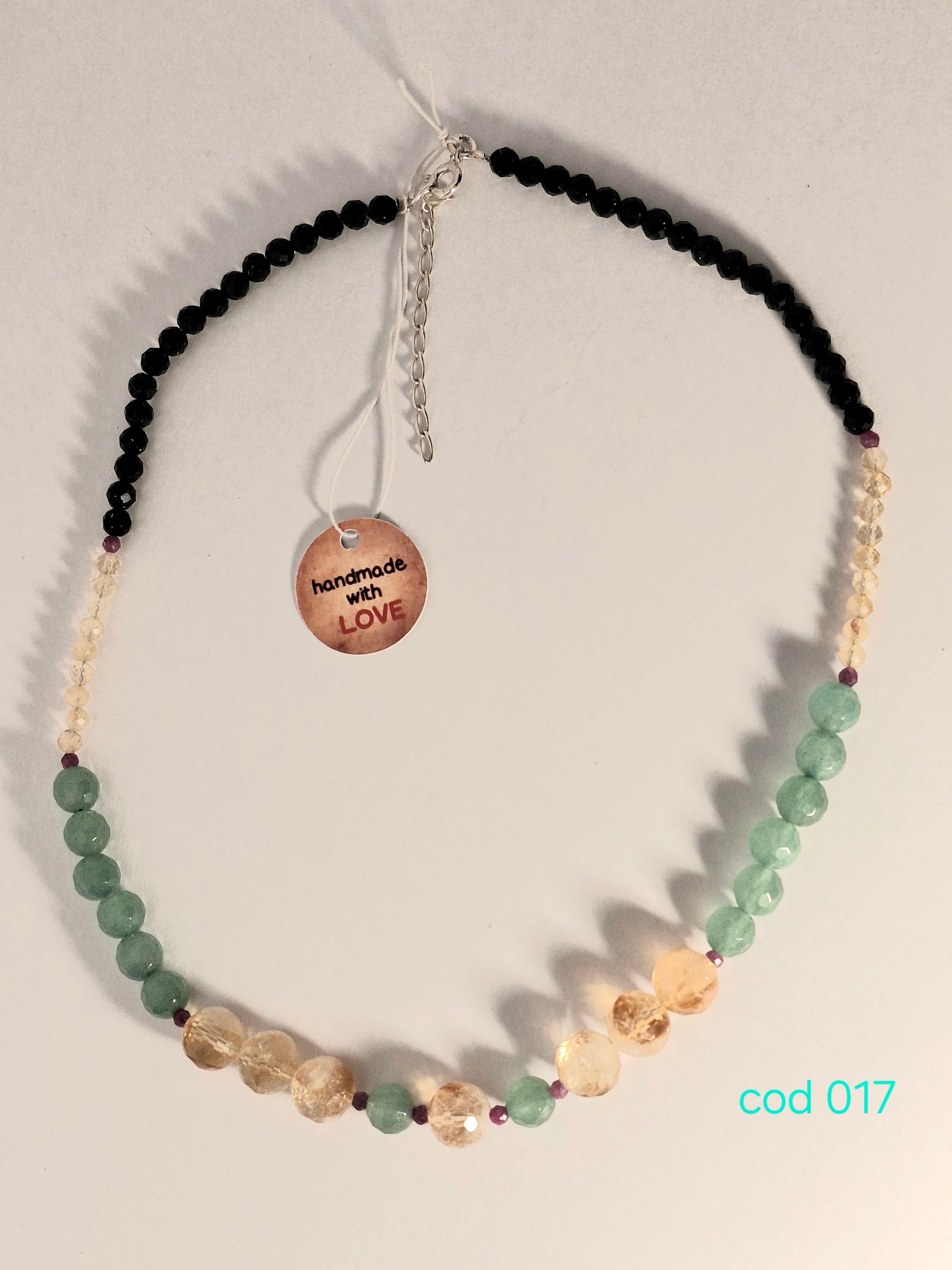 Colier Dama din pietre pretioase si semipretioase in argint 925 (Cod 17)