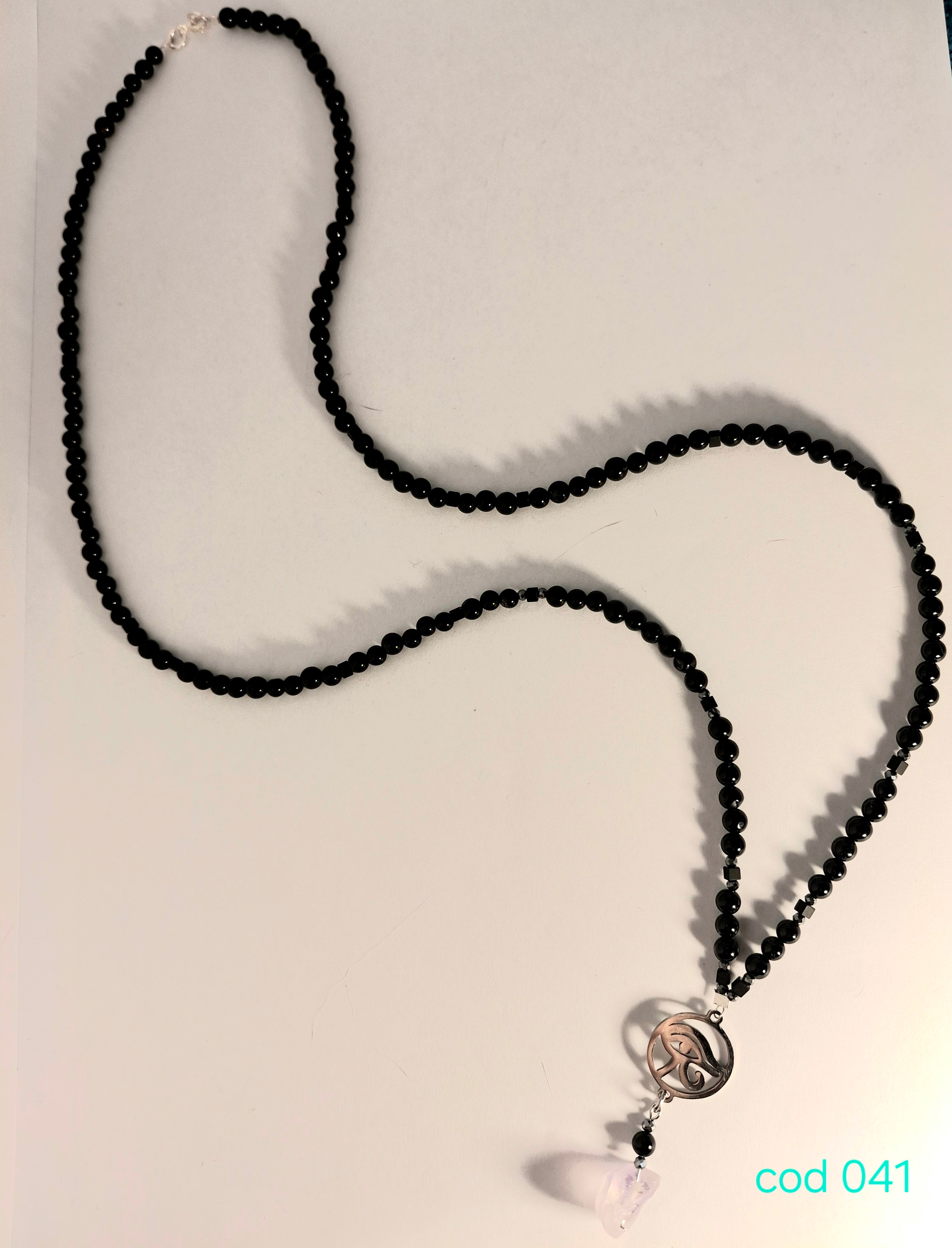 Colier handmade din pietre semipretioase in argint 925 (Cod 041)